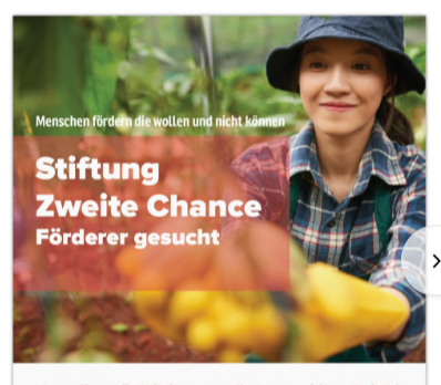 Postkarte "Stiftung Zweite Chance"